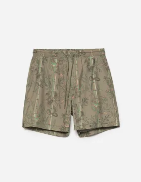 1272 Dragon Bamboo Swim Shorts Olive