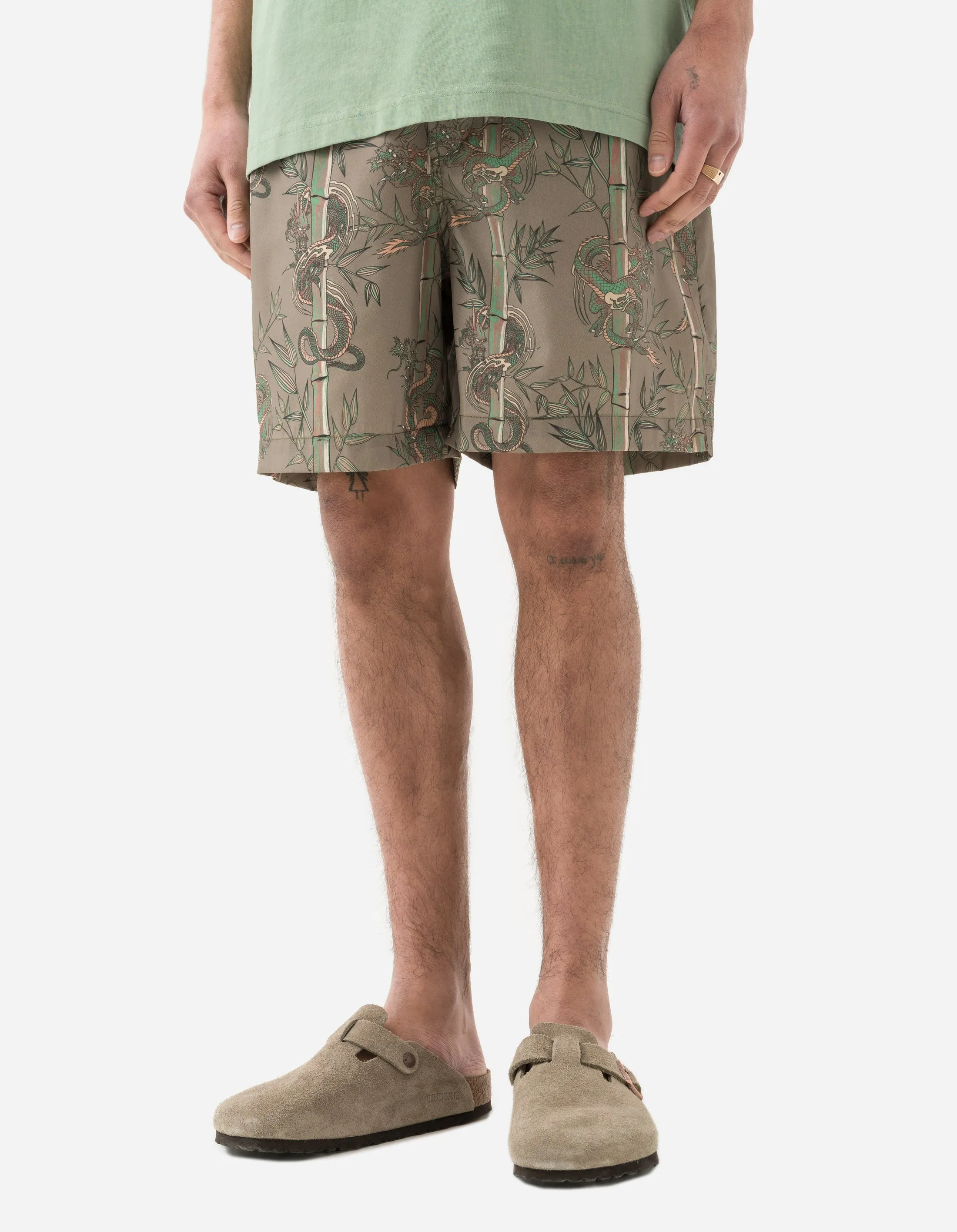 1272 Dragon Bamboo Swim Shorts Olive