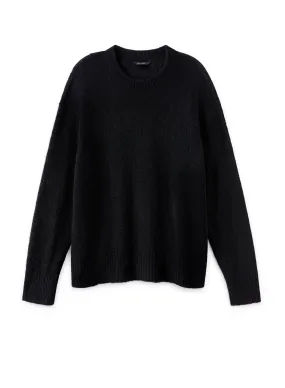 Alpaca Blend Sweater (Black)