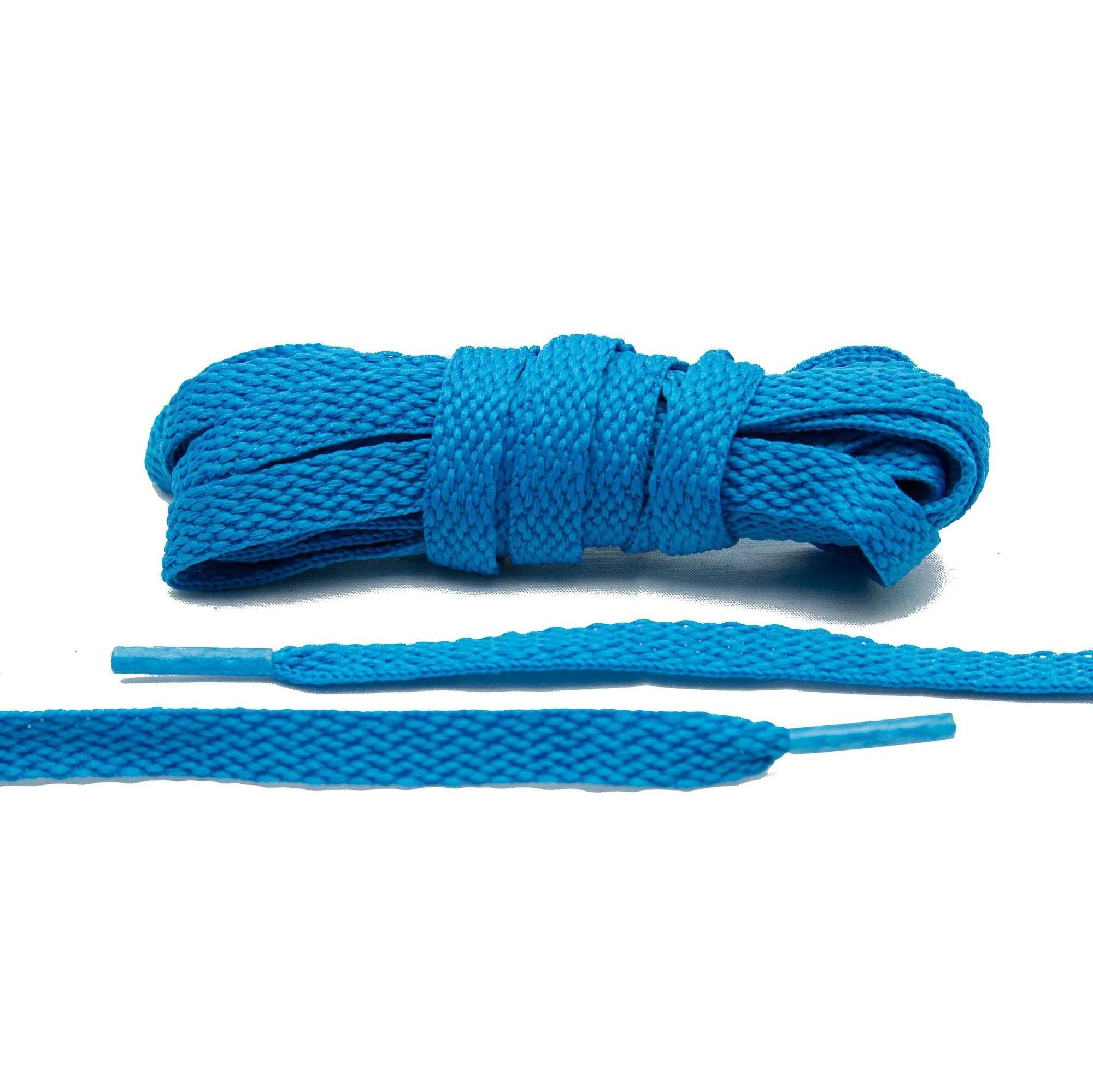 Bahama Blue Flat Shoe Laces