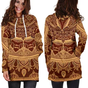 Elephants Mandala | Hoodie Dress | Mandalazed