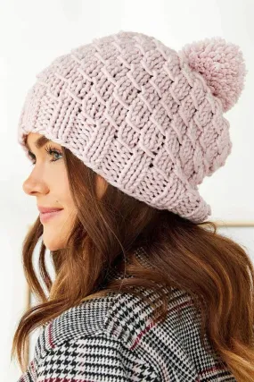 Free Diagonal Textured Hat Pattern