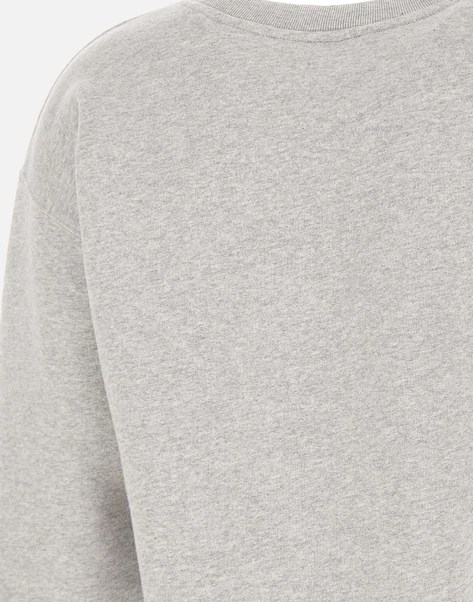 Grey Cotton Logo Sweatshirt