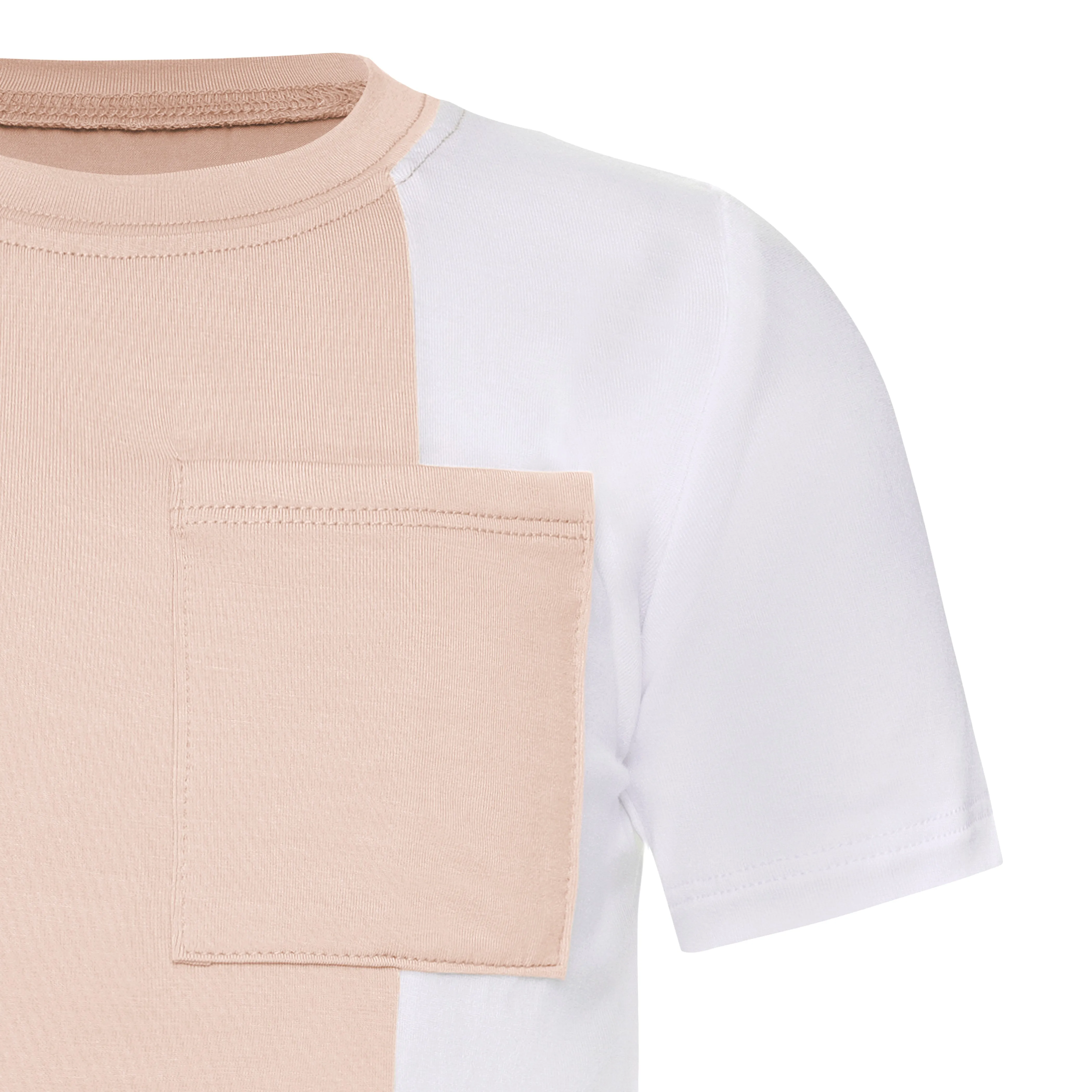 Hazelnut/Alpine Colorblock T-Shirt Set