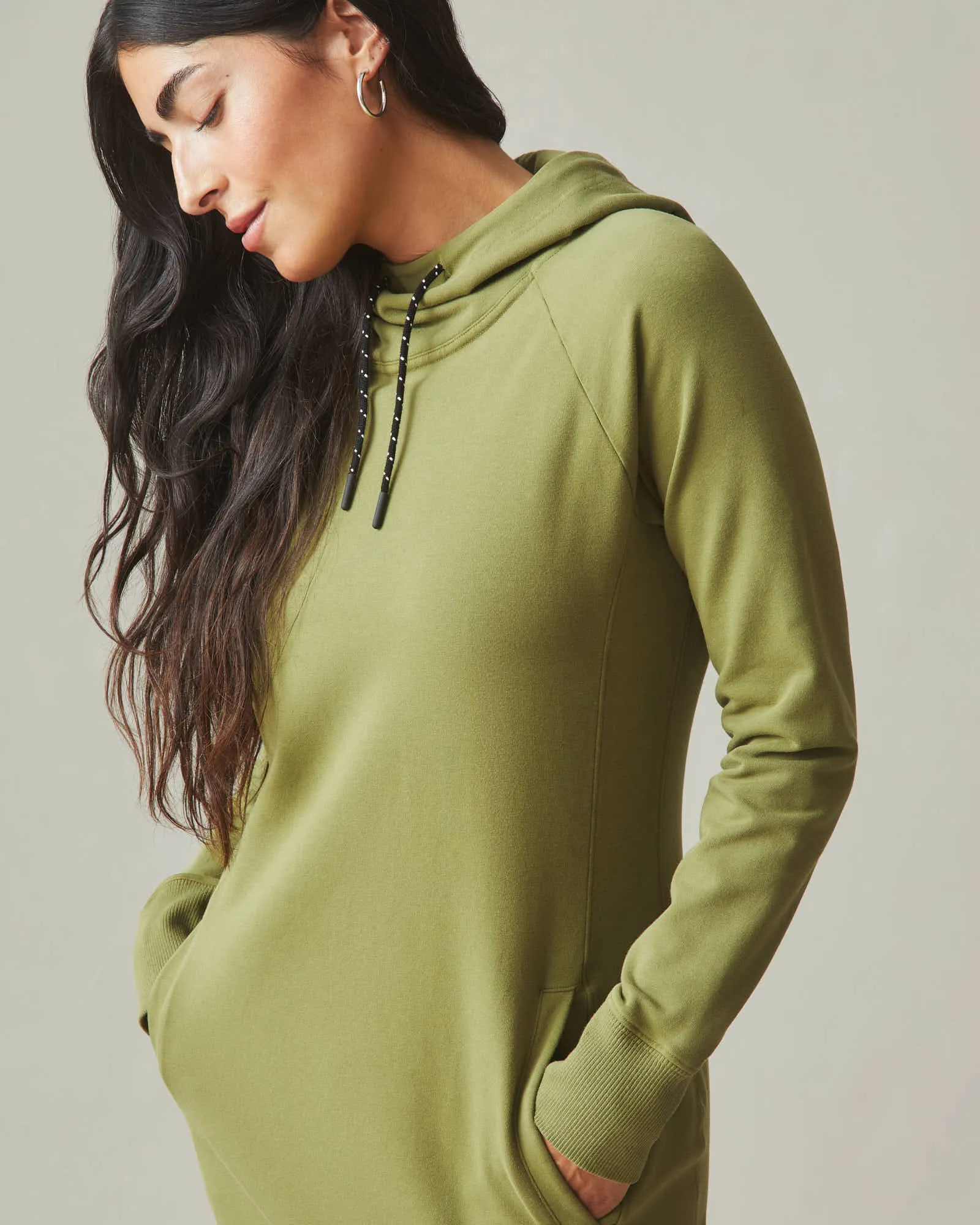 Hoodie Dress - Capulet Olive