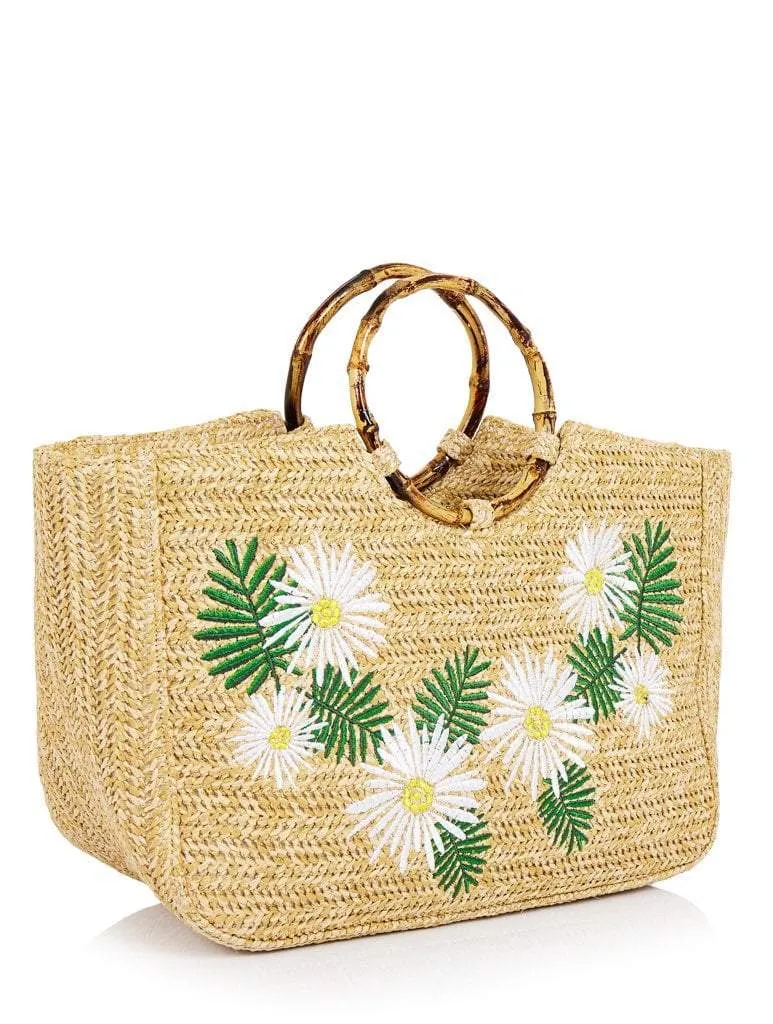 Kaia Straw Tote Bag