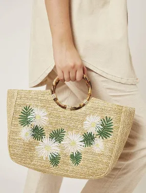 Kaia Straw Tote Bag