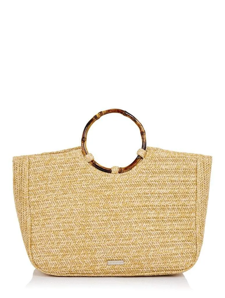 Kaia Straw Tote Bag