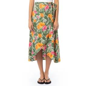 Ladies Hibiscus Garden Wrap Skirt