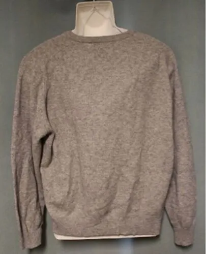 Men's Basic Crew Long Sleeve Cashmere Sweater