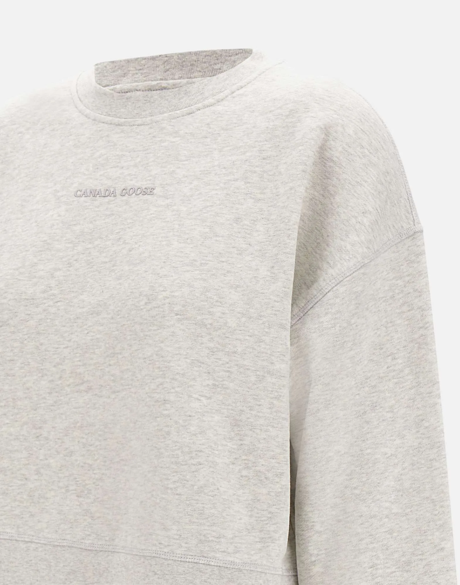 Muskoka Cotton Sweatshirt in Light Gray