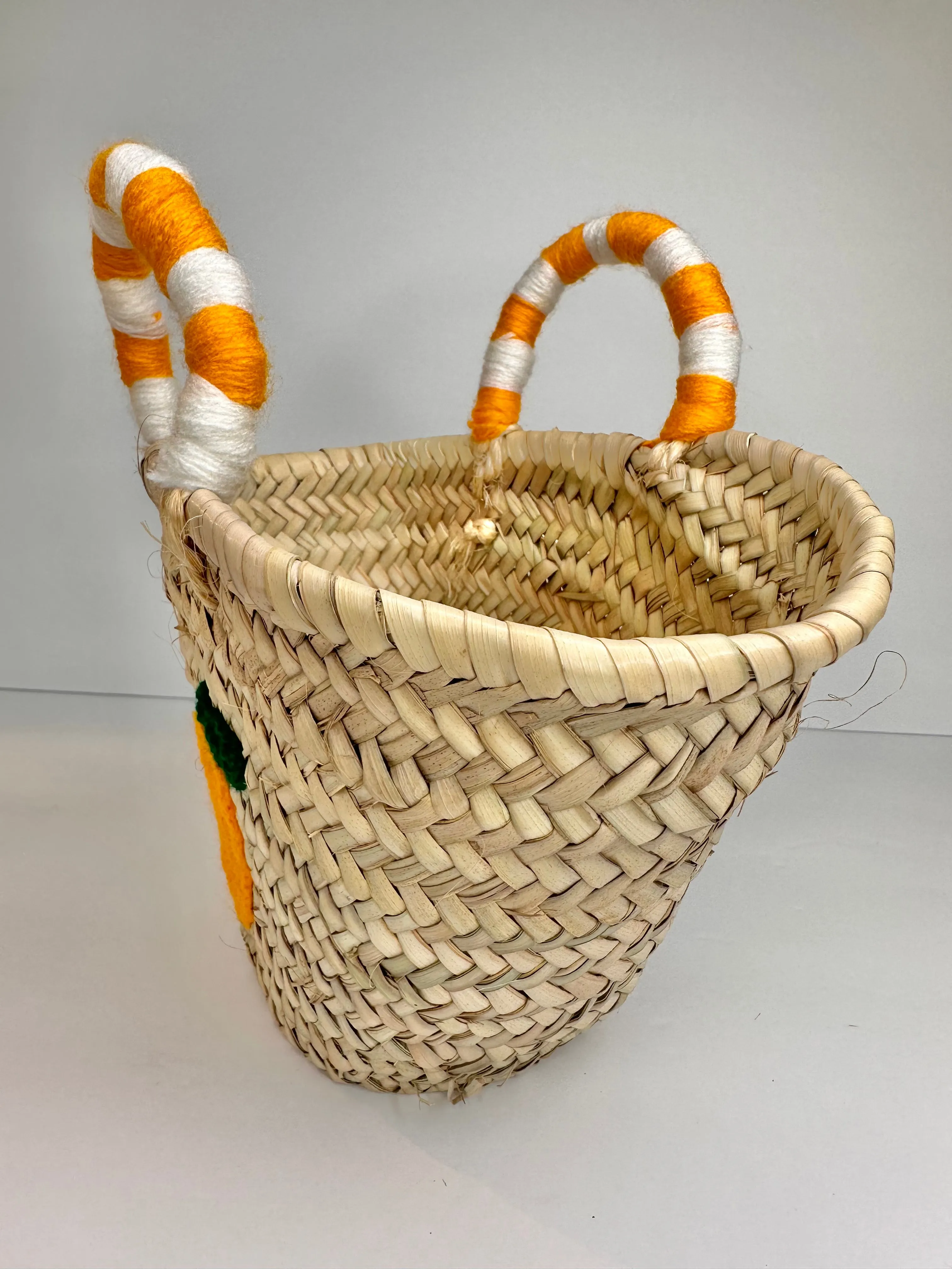 Orange Straw Frutta Bag