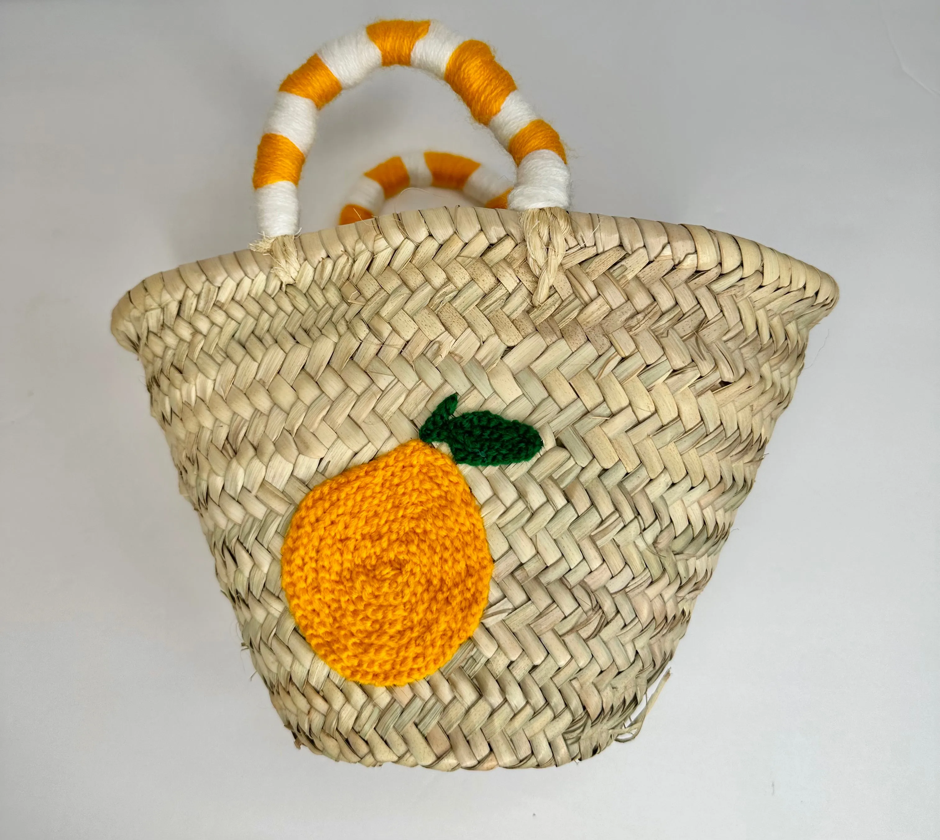 Orange Straw Frutta Bag