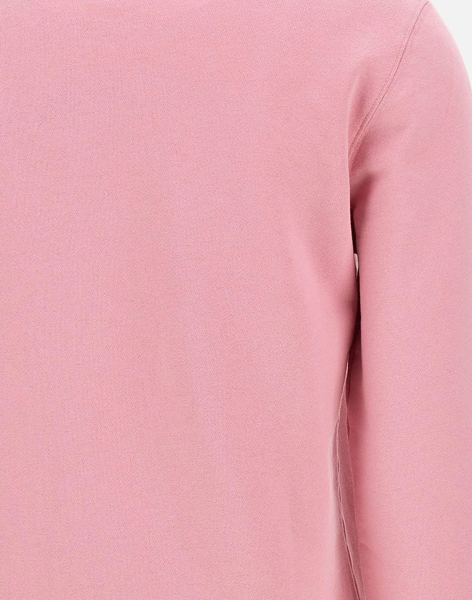 Pink Cotton Sweatshirt with Fox Logo