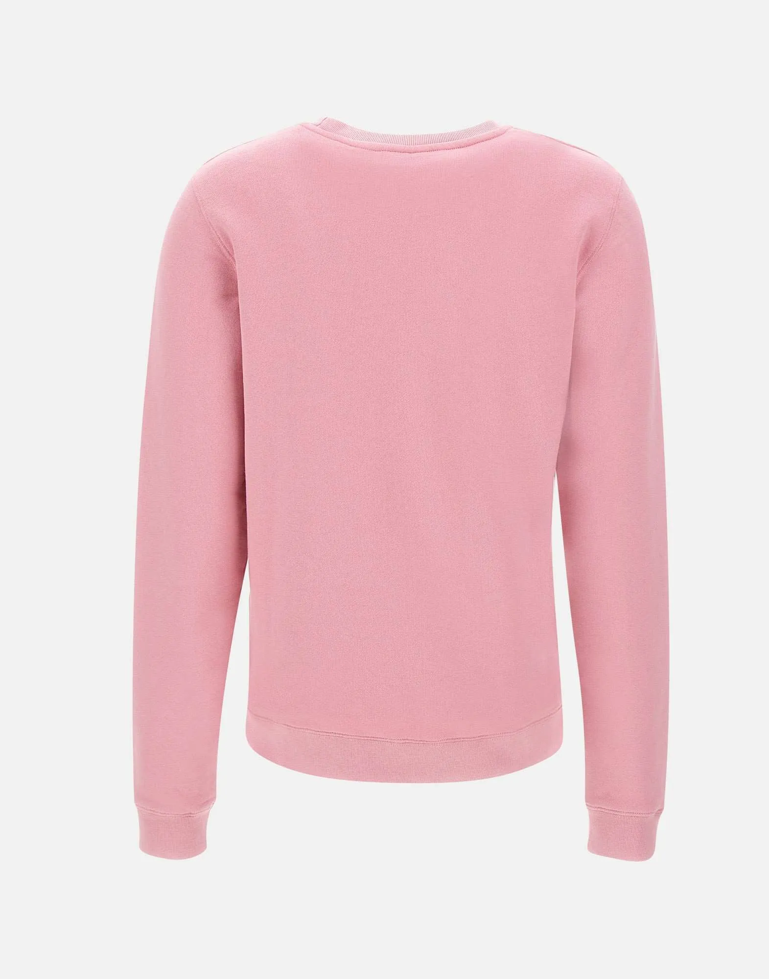 Pink Cotton Sweatshirt with Fox Logo