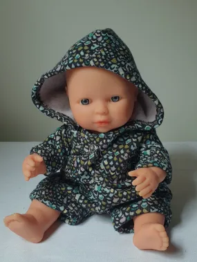 Pretty Wild Kids Hollie Dolls Hoodie Teal Fleece