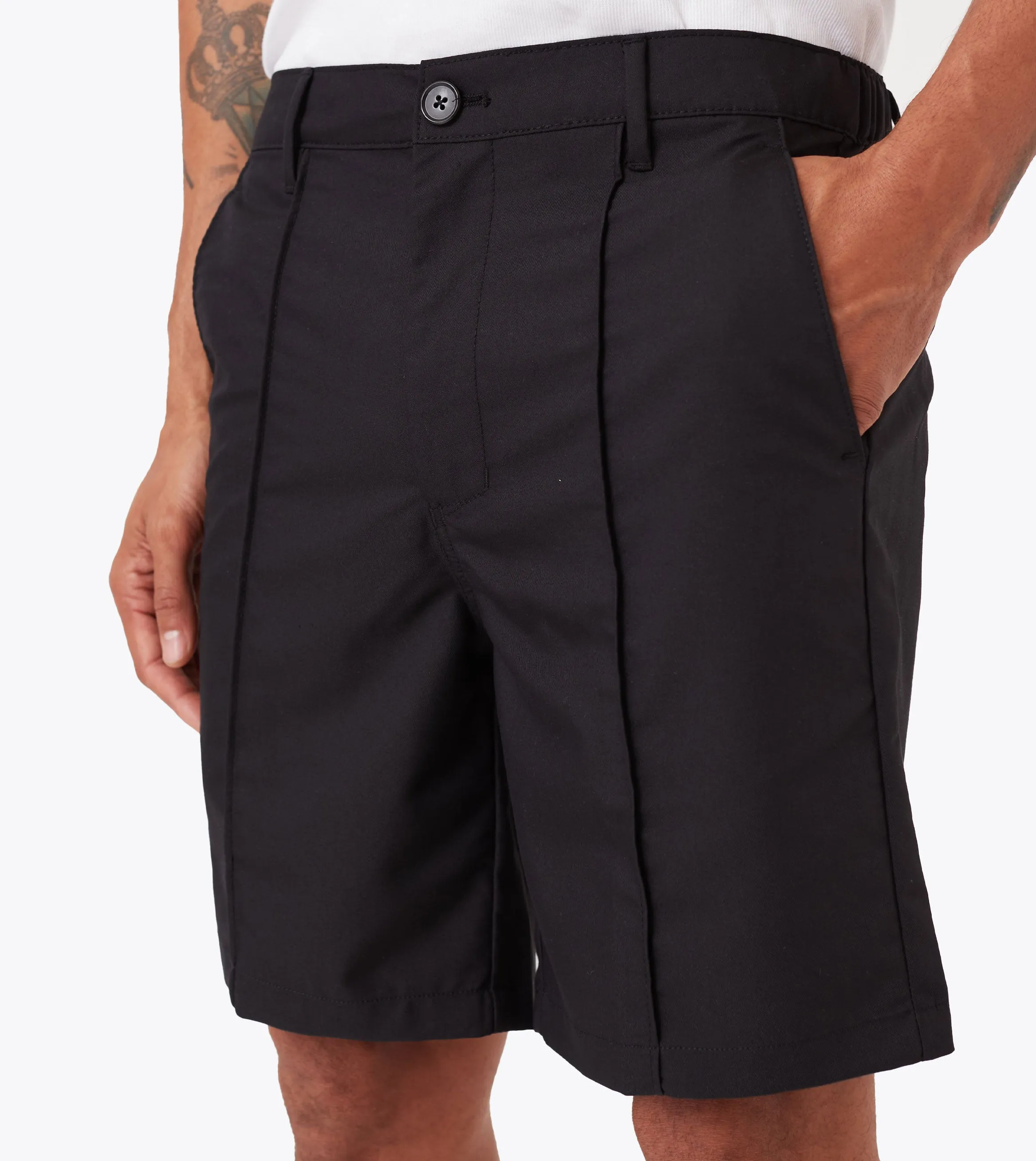 Provence Pintuck Short Black