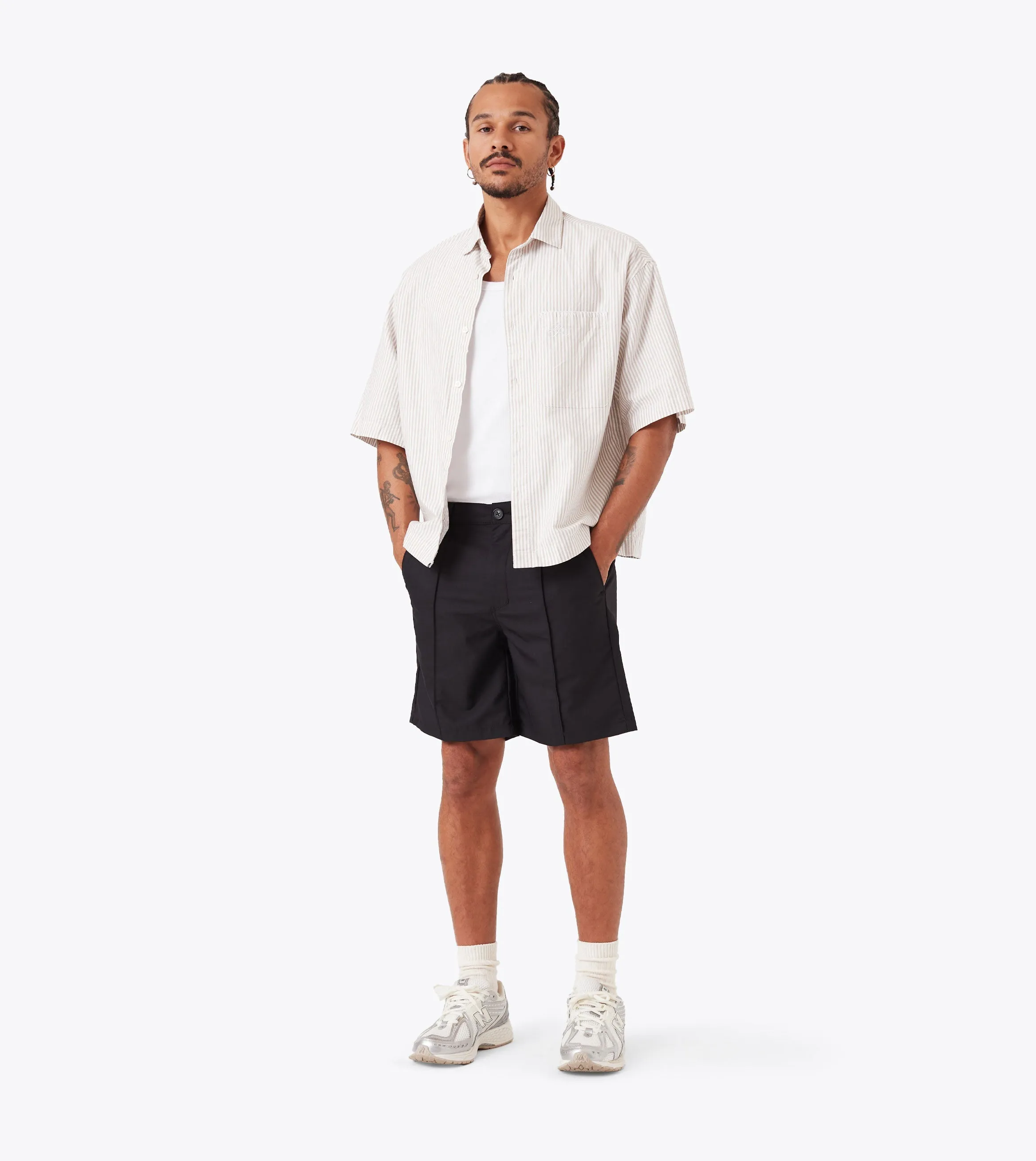 Provence Pintuck Short Black