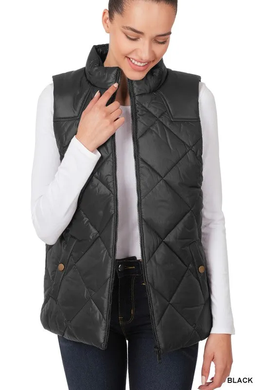 Quilted Puffer Vest - Final Sale