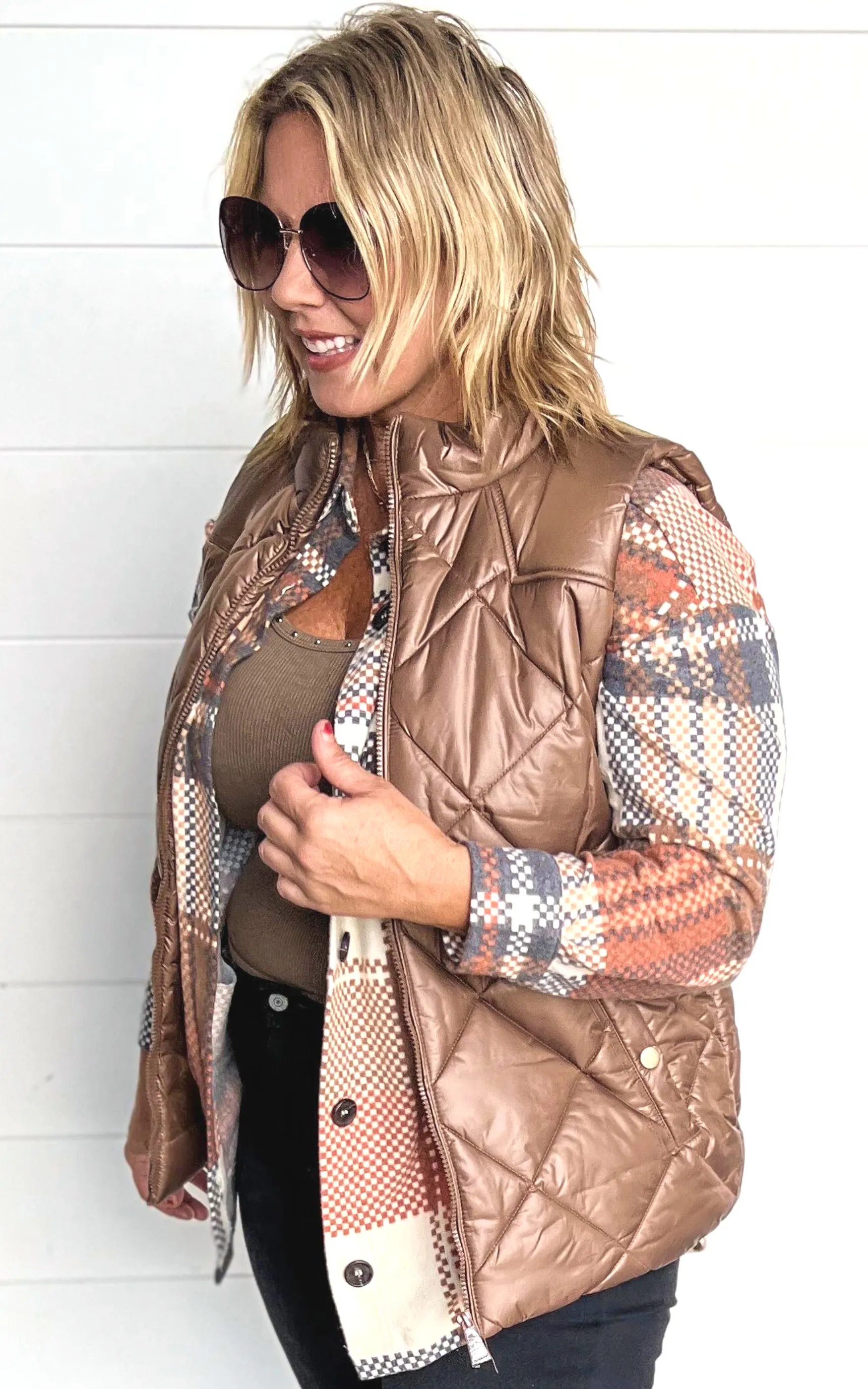 Quilted Puffer Vest - Final Sale