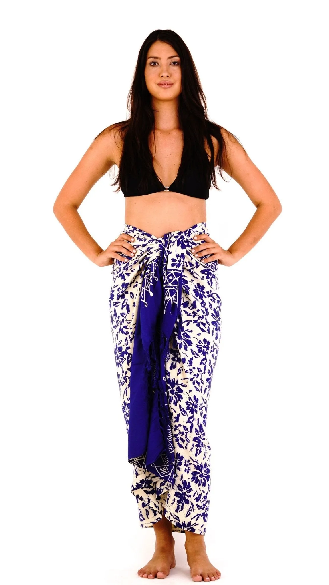 SHU-SHI Natural Floral Print Sarong