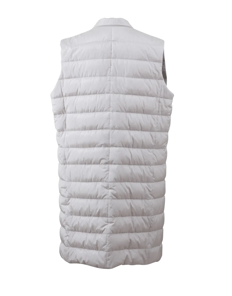 Silk Puffer Vest