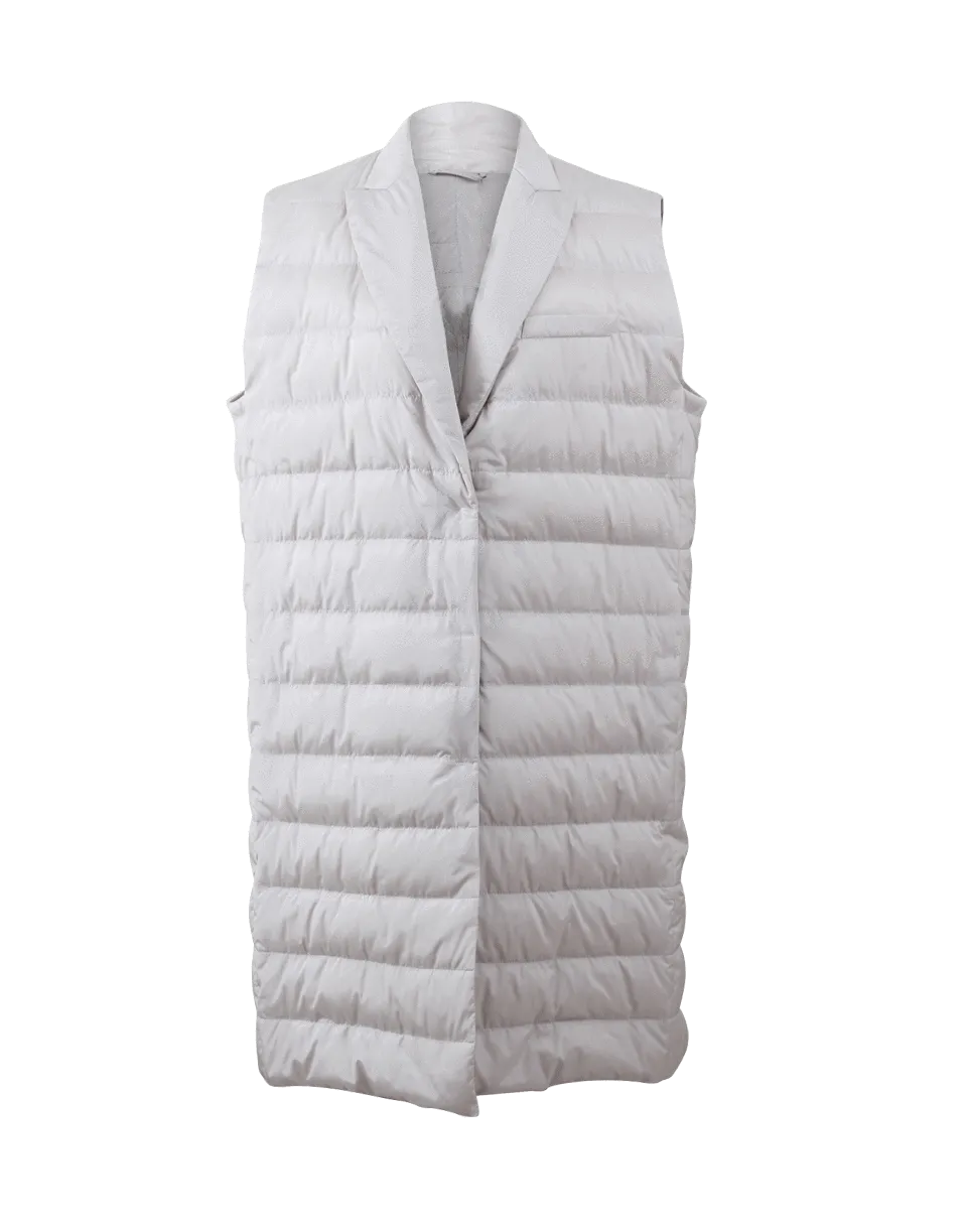 Silk Puffer Vest