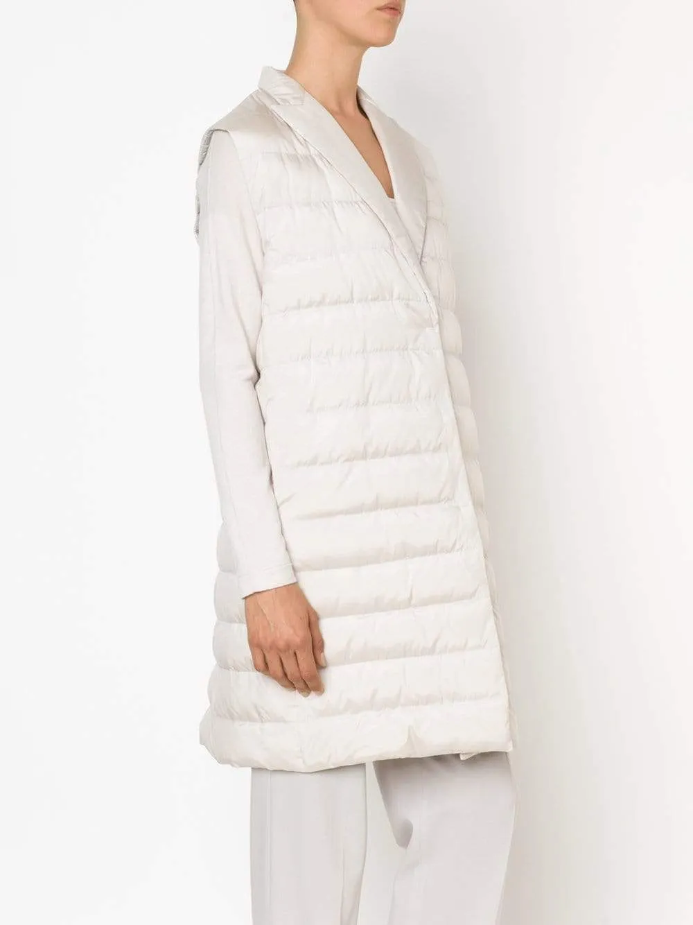 Silk Puffer Vest