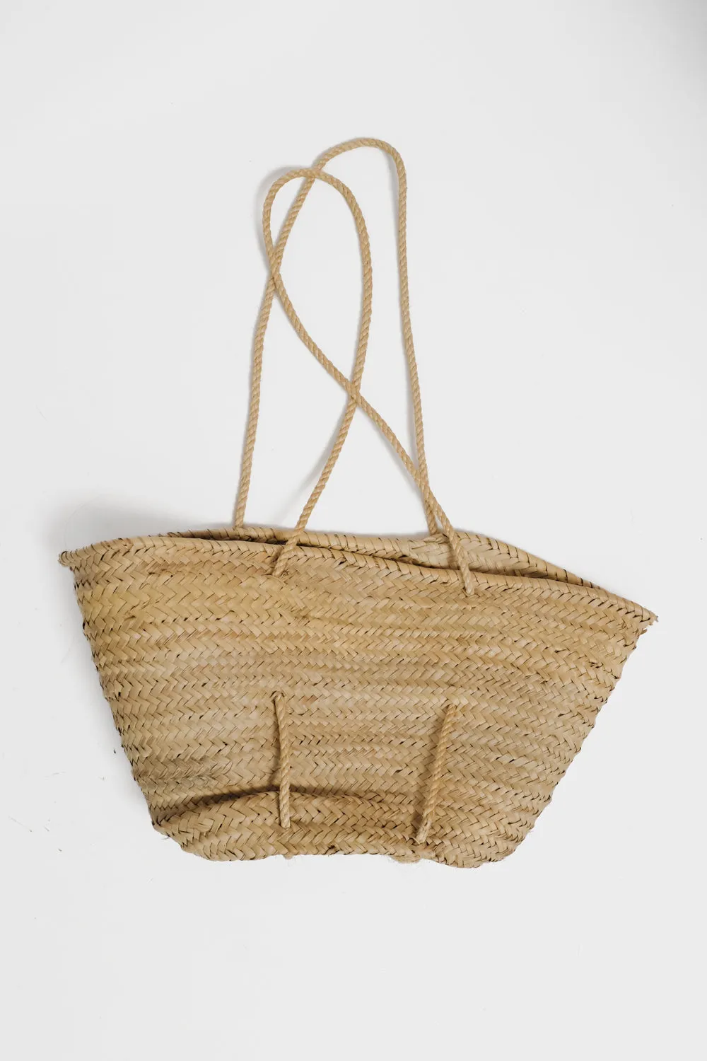 STRAW VINTAGE SHOPPER