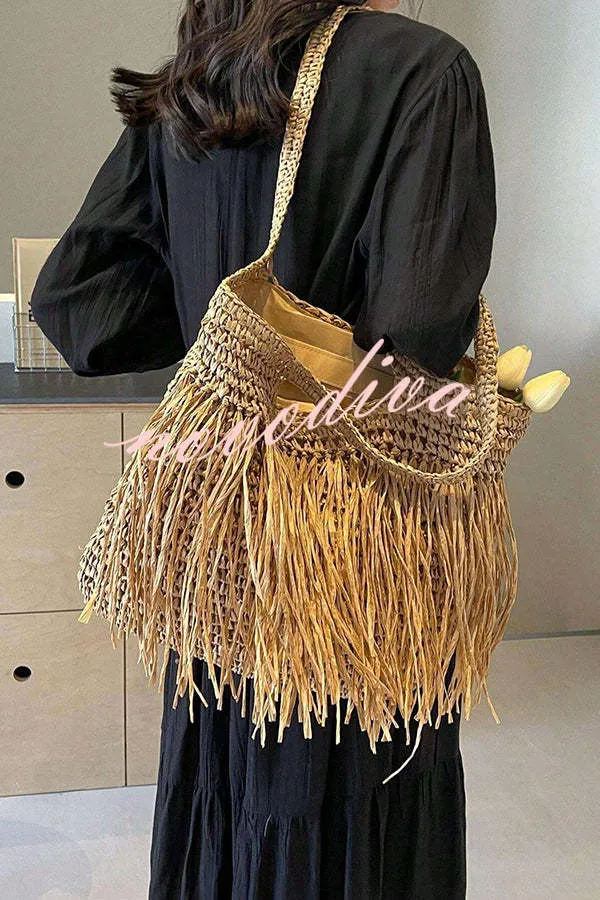 Tassel Handwoven Bag