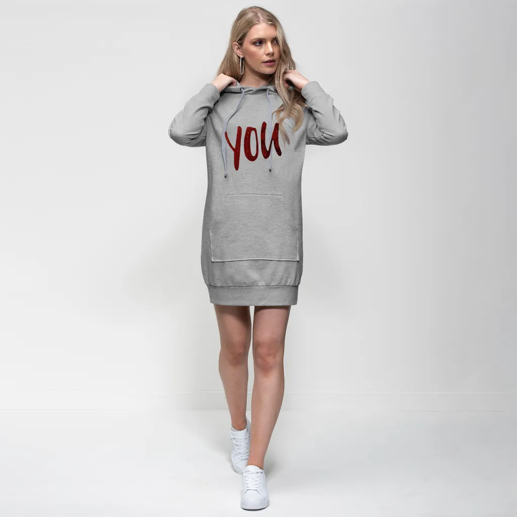 You Premium Adult Hoodie Dress